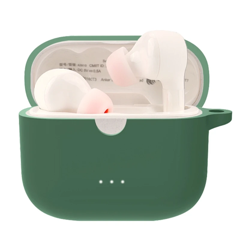 

Soft Silicone Case for-Anker -Soundcore Liberty Air 2 Wireless Earbud Charging Case Anti-drop Anti-fall Protective Case