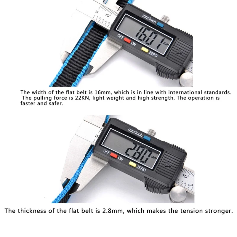 

1pc Climbing Rope Sling Rope Protector CE 60/80/120cm Strap Reinforce Rope Belt Mountaineering Equipment