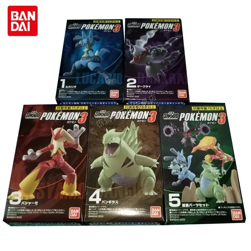 

BANDAI Pokemon Original CANDY TOY Pokemon Pikachu Anime Figure Toys Dolls Child Birthday Gift