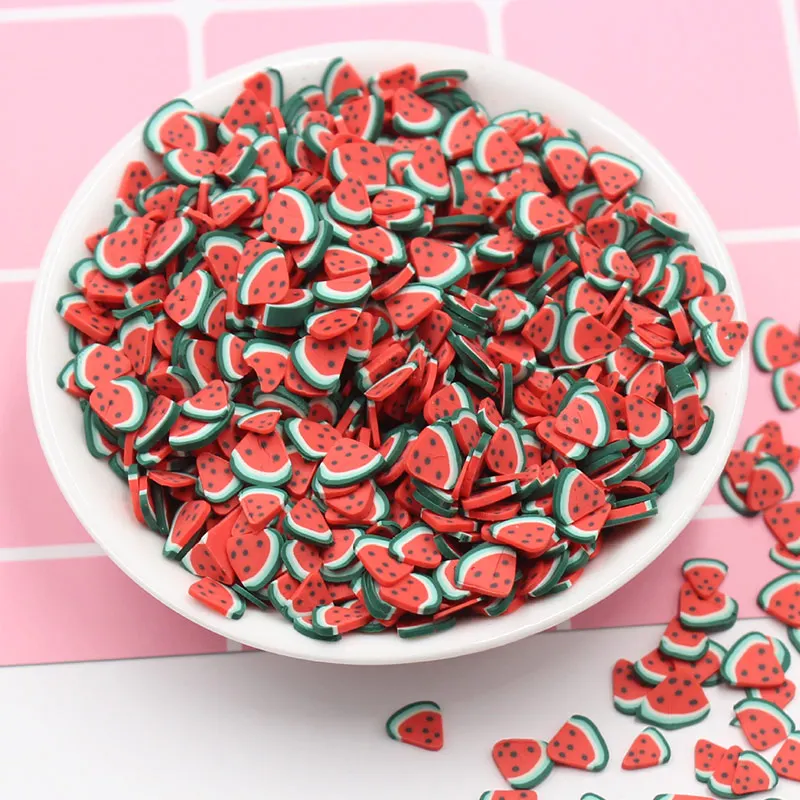 3D дизайн ногтей фрукты полимерные ломтики слайдеры украшения Дизайн аксессуары