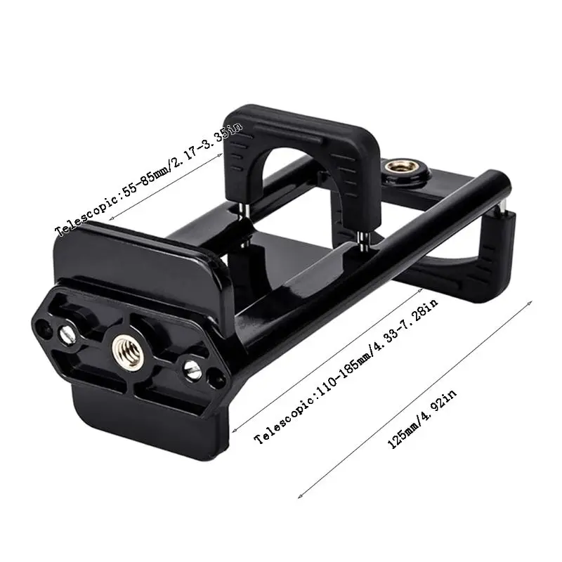 

2In1 Tripod Mount Phone Tablet Holder Clip for iphone Cellphones Clamp Stand