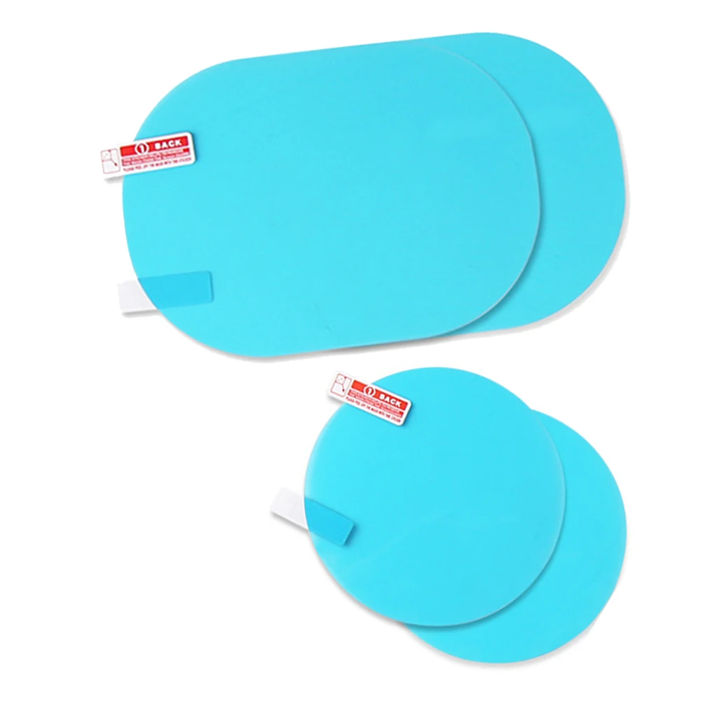 4 шт. Автомобильная зеркальная защитная пленка заднего вида противотуманная