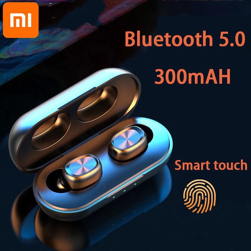 

Беспроводные наушники Xiaomi TWS Bluetooth 5,0, водонепроницаемые наушники с сенсорным управлением, стерео Музыкальная гарнитура 9D, внешний аккумуля...
