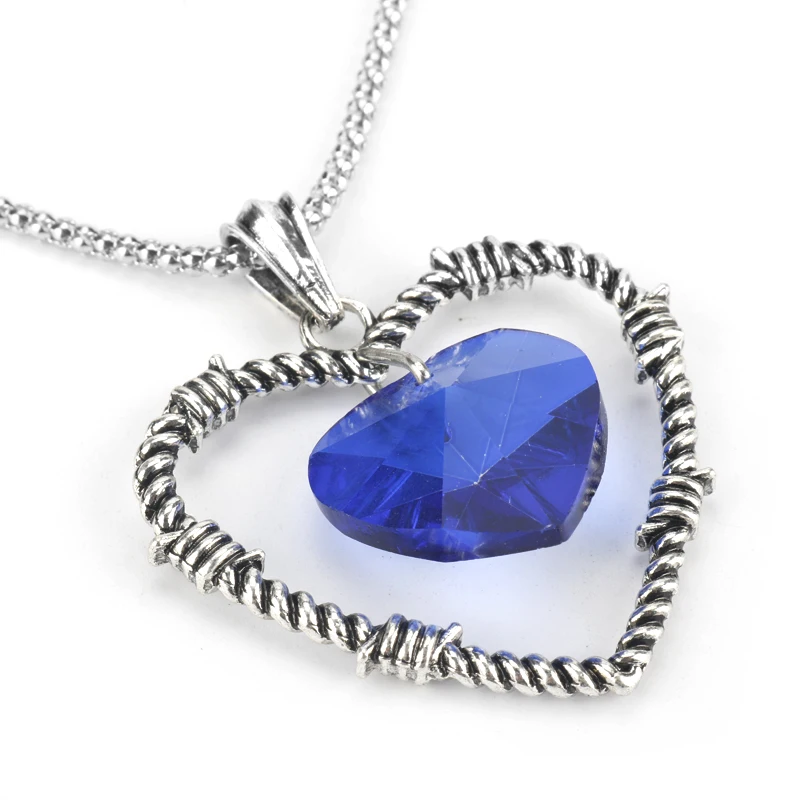 Модные пленка Шарм ювелирные изделия Титаник сердце Морское ожерелье украшенные