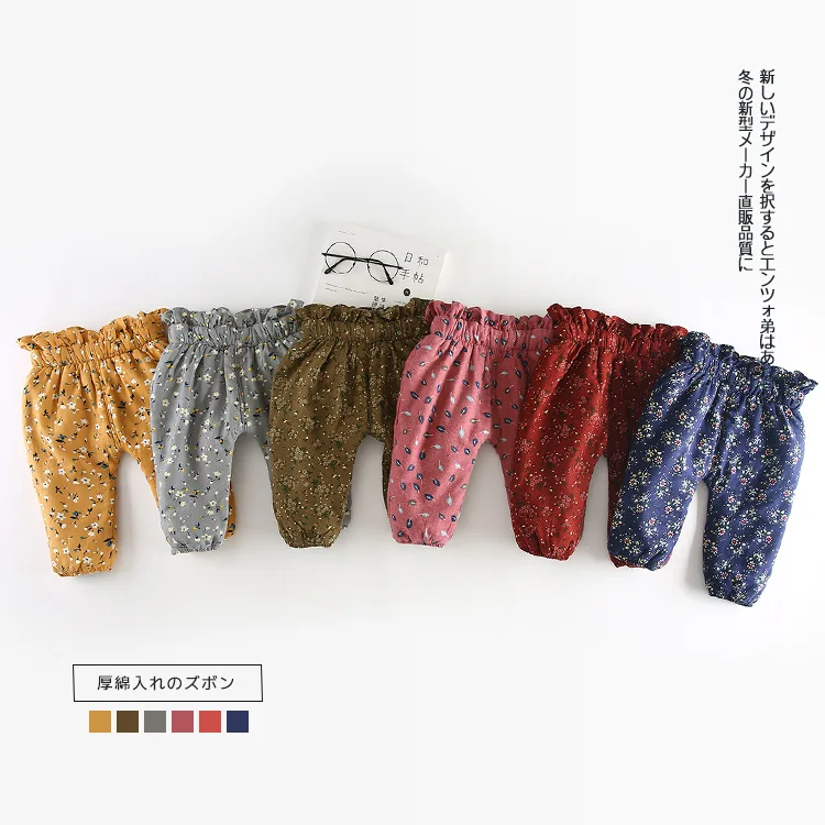 2019 теплые штаны для малышей на осень и зиму флисовые маленьких девочек