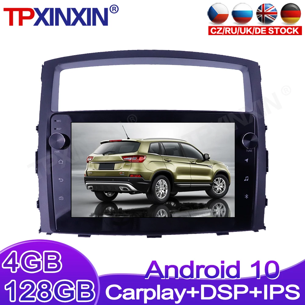 

Android 10 128G For Mitsubishi Pajero 4 V80 V90 2006 - 2016 Car Radio Tape Multimedia Player Stereo Head Unit GPS Navigation