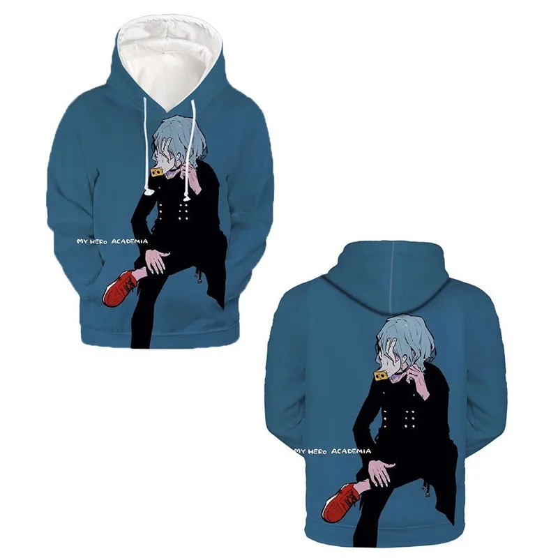 

Men Clothing My Hero Academia Man Clothings Cartoon Anime Hooded Hoodies Casual Trend Cotton 3D Printed Adult Midoriya Izuku