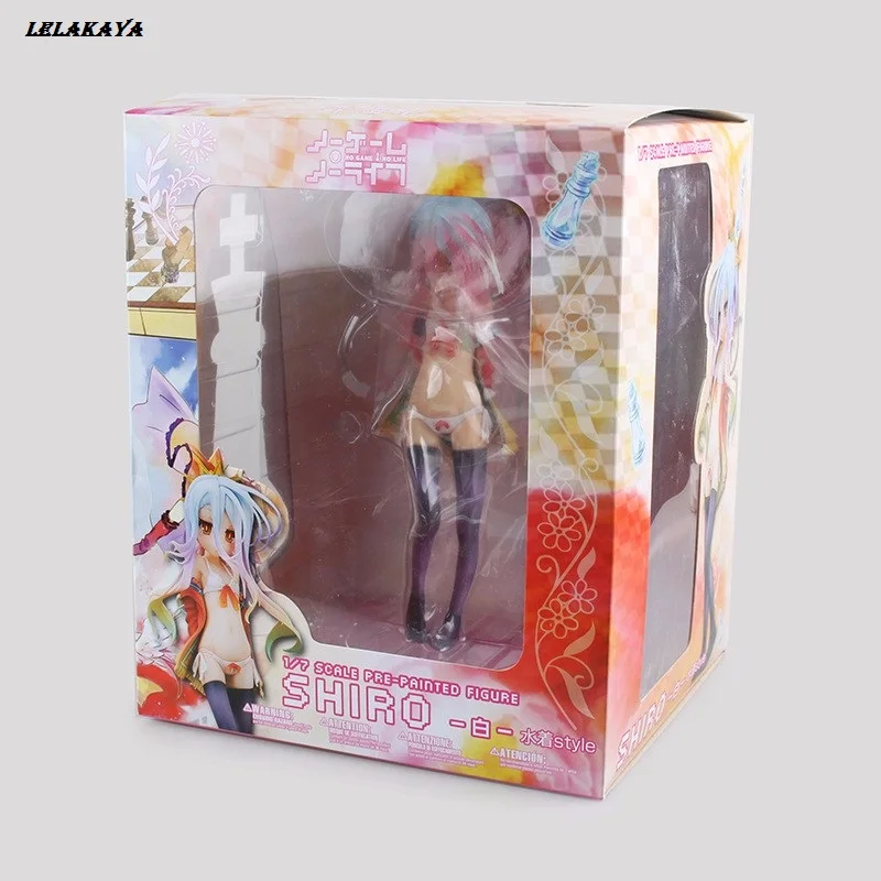 Купальник-бикини из аниме No Game Life Aquamarine Shiro Ver. ПВХ экшн-фигурка Коллекционная