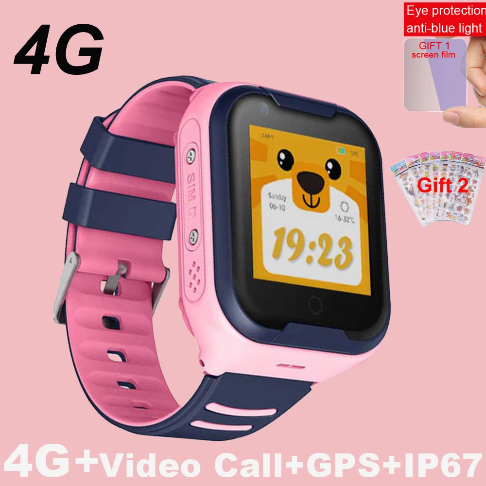 

Смарт-часы Детские с GPS-трекером, 4G, IP67