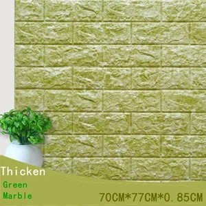70X77CM 70*77 3D плиточная панель наклейка на стену DIY пенопластовые наклейки школа детский сад Настенные обои-покрытие детская спальня декор для гостиной - Цвет: 70X77CM