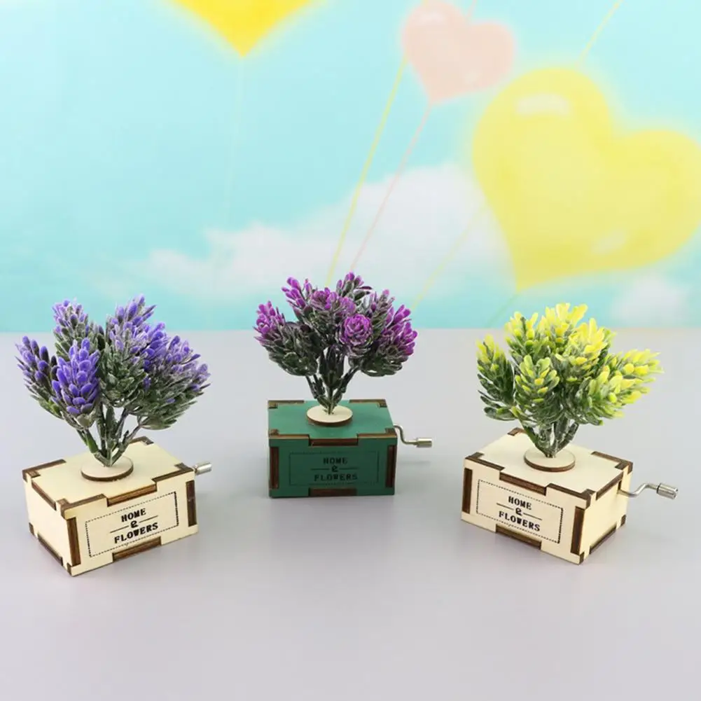 Музыкальная шкатулка GloryStar ручной работы лаванды креативный Рождественский