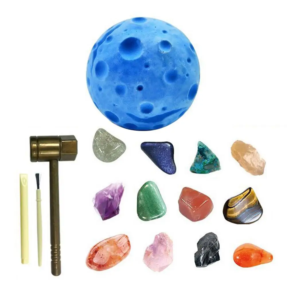 

Gemstone Digging Kit Planet Crystals Dig Kit With Mining Tools Crystal Excavation Toys Geology Archaeology Rock Gift 12 Real Gem