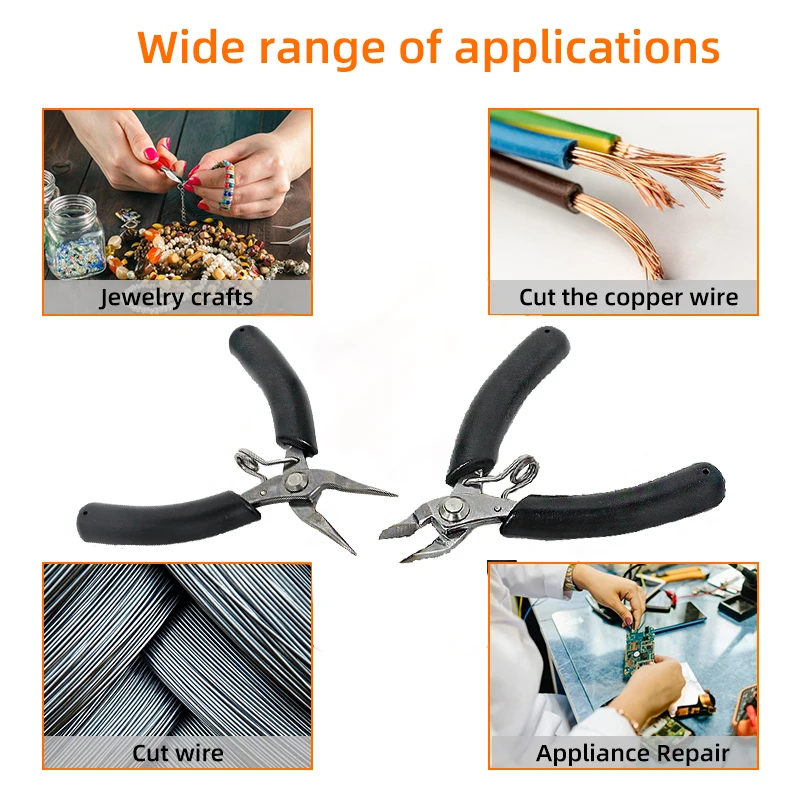 Многофункциональные мини-плоскогубцы 3 5 дюйма ювелирные изделия с круглым носом