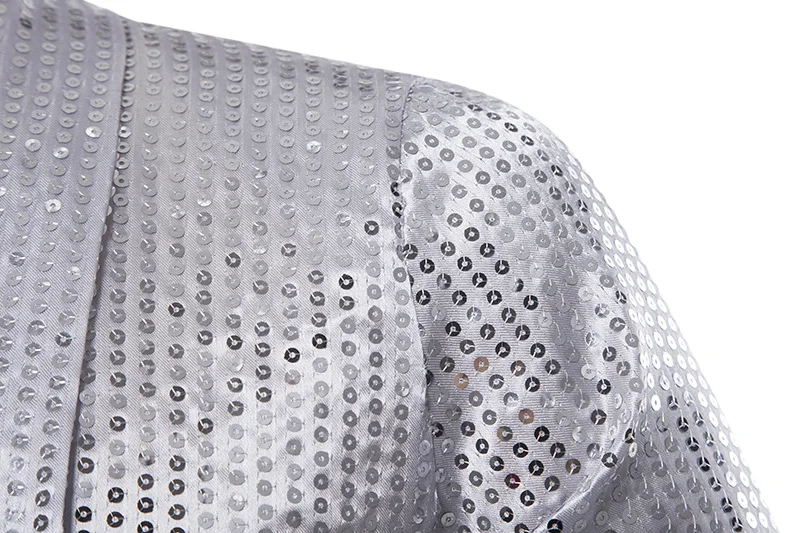 Мужской черный блестящий кардиган блейзеры для диджея вечеринки ночного клуба