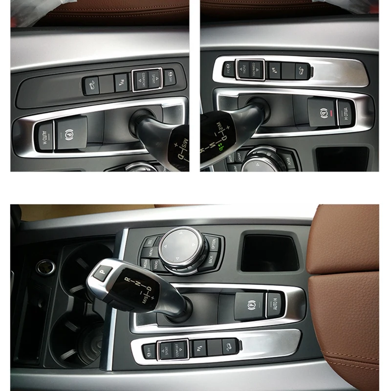 Автомобильный Стайлинг ABS пластик хром центральная консоль режим Кнопка рамка