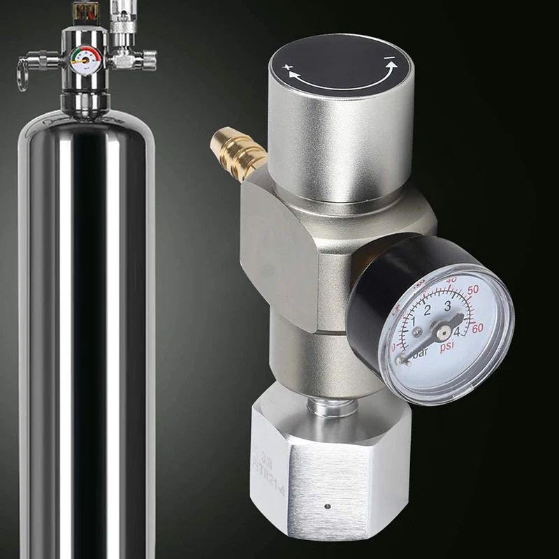Мини-Регулятор Газа 2 в 1 зарядное устройство для СО2 TR21X4 0-30 фунтов на квадратный