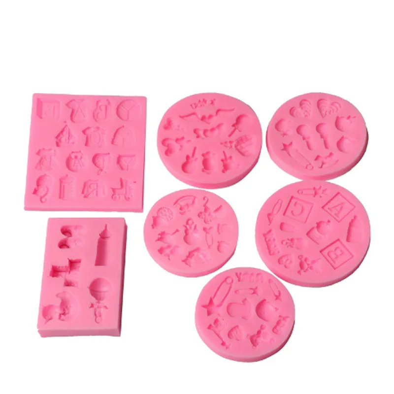 Familysky 7 шт. детская душевая серия силиконовая форма для пирога посуда выпекания