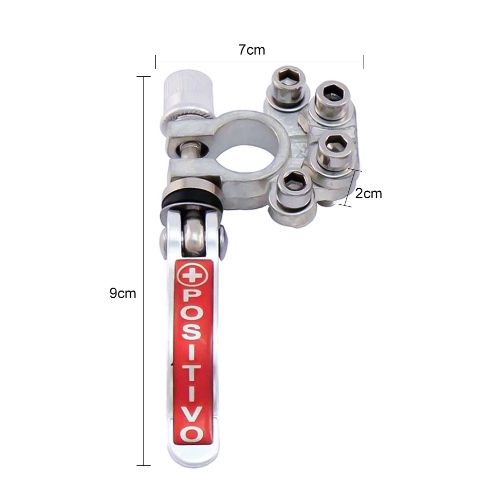 

1 Pair Toolless Quick Disconnect Battery Main Cable Post Terminal Shut-Off Connectors 12v 6v 24v Boat Race Car UTV Tractor Truck