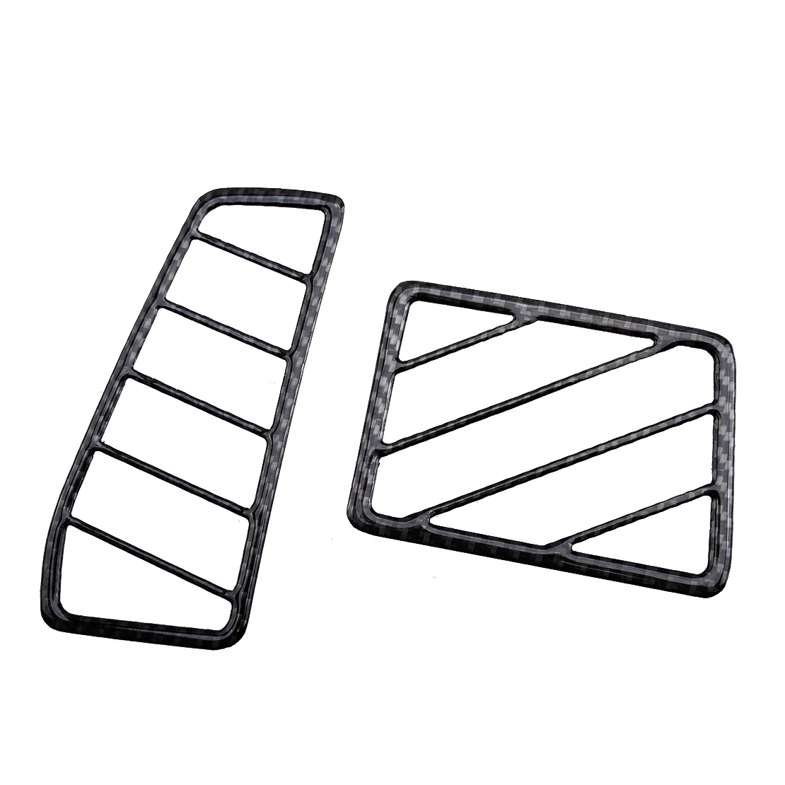 

Передний боковой дезапотевающий демистор, решетка вентиляционного отверстия, отделка автомобиля, углеродное волокно, черный, подходит для ...