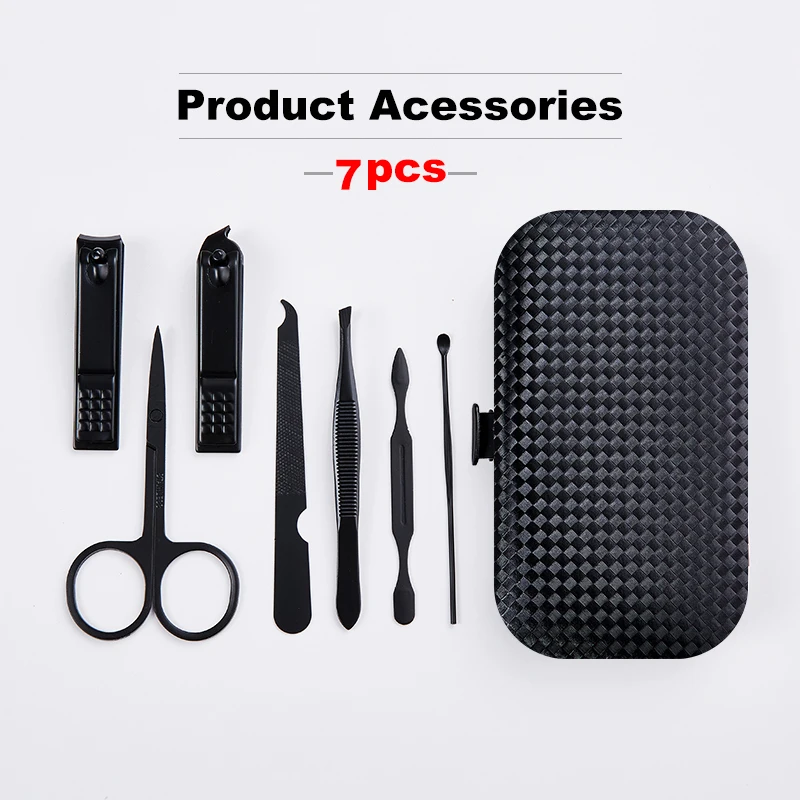 7 шт. машинка для стрижки ногтей из нержавеющей стали|Ножницы и триммеры| |