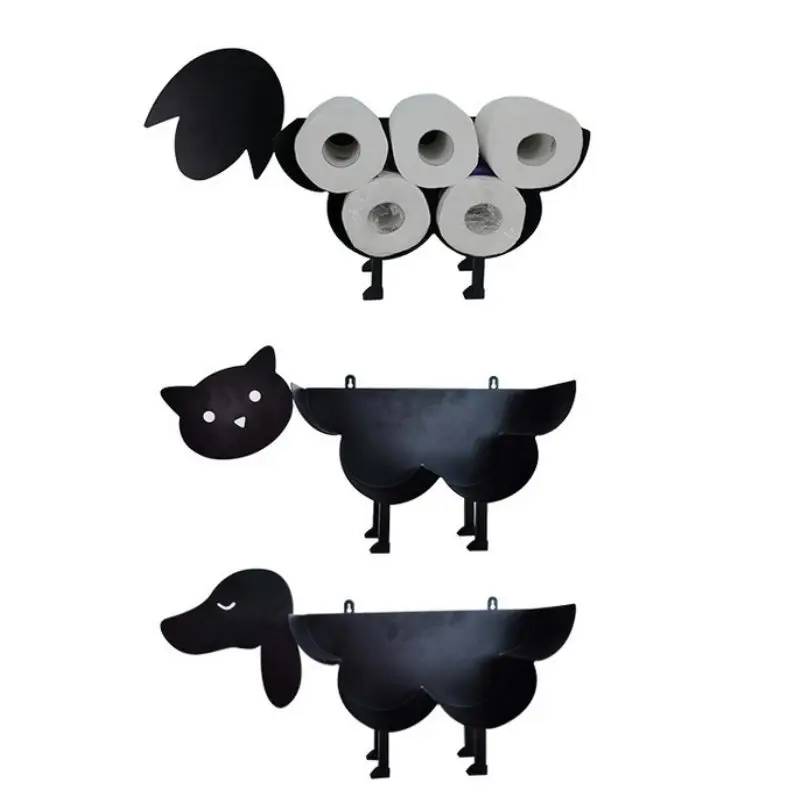 

Toilet Paper Holder Sheep Decorative - Free-Standing Bathroom Tissue Storage Toilet Roll Holder Paper Bathroom Iron Storage