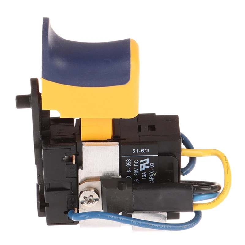 

D55F 12V Dc Motor Speed Regulating Switch Forward and Reverse for Most Electric Drill Adjustable Speed Switch Universal