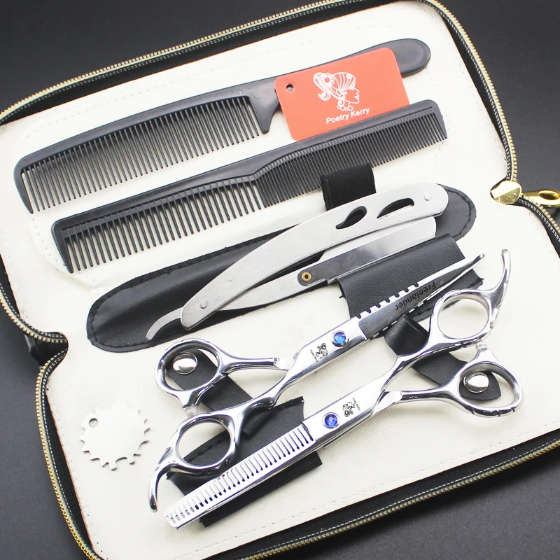 6 дюймов стихотворение Керри &quotПрофессиональные Парикмахерские ножницы набор