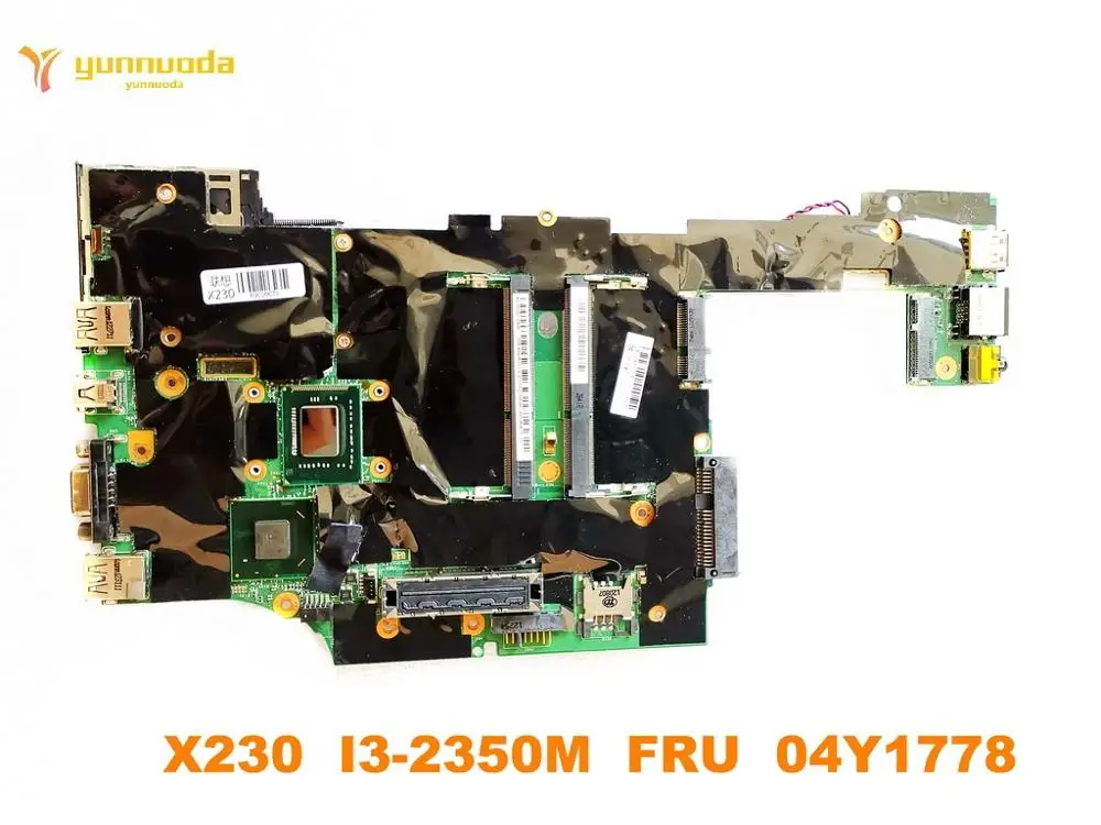 Оригинальный Для Lenovo X230 Материнская плата ноутбука I3 2350M FRU 04Y1778 испытанное