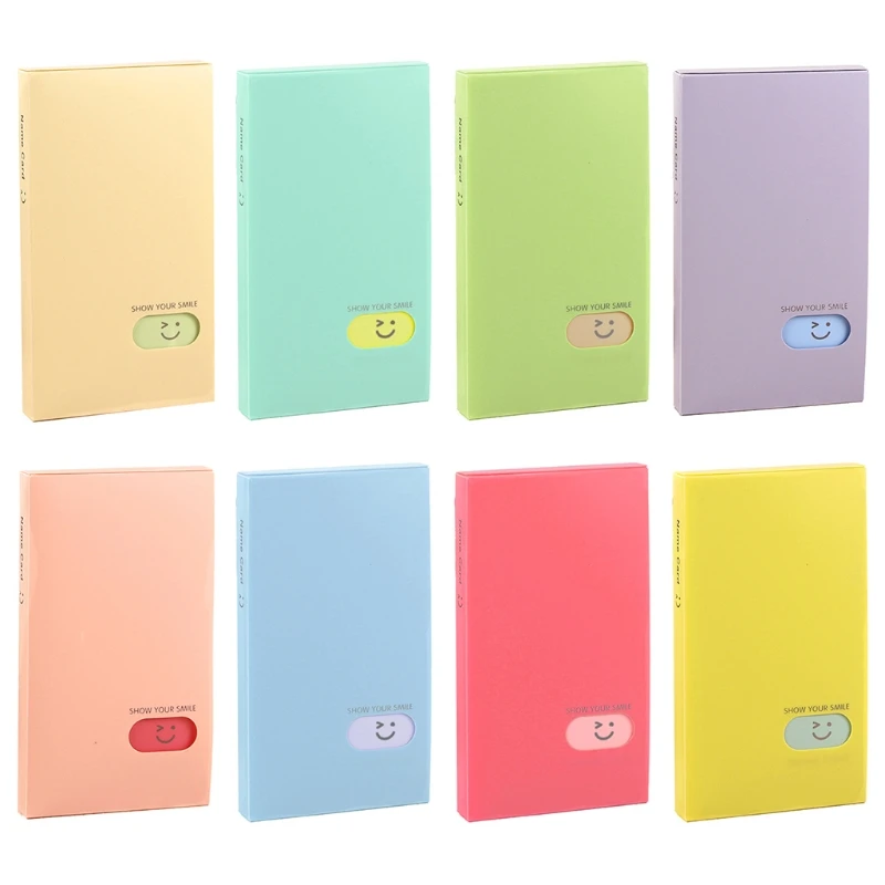 

120 Pockets Business Card Book ID Credit Holder Name Card Picture Photo Album Storage Case Keeper