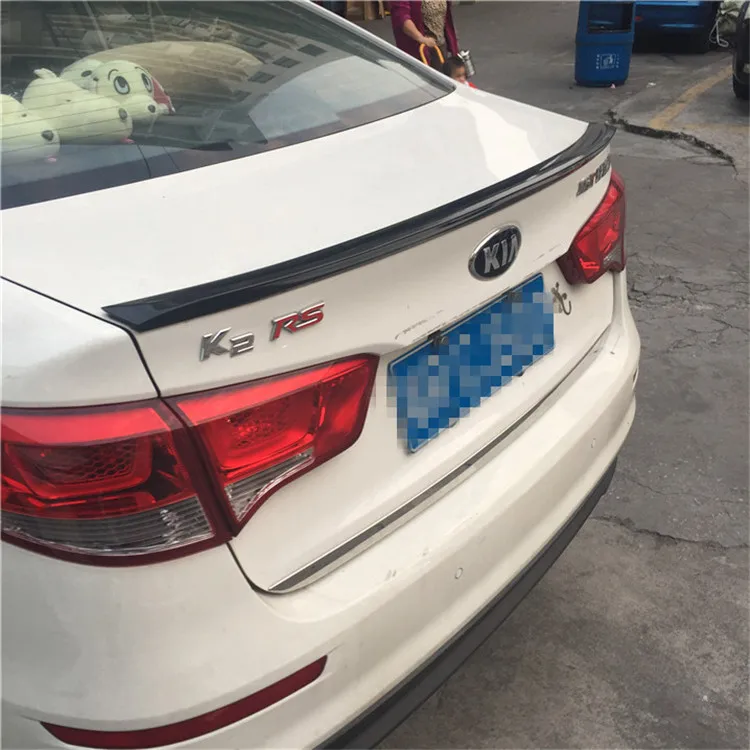 Спойлер для KIA K2 2011 2015 высококачественный задний спойлер из АБС пластика
