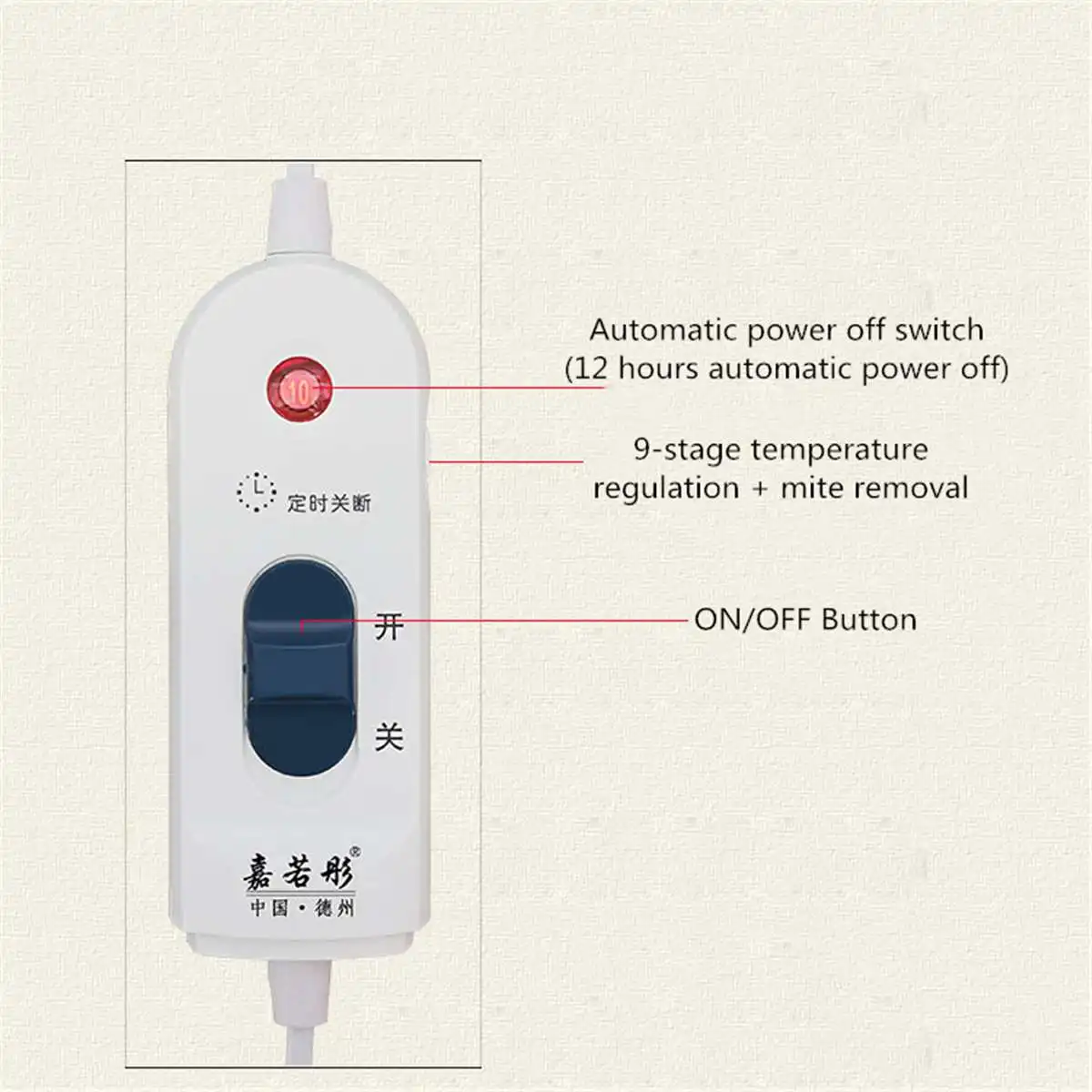 

220V 180x150cm Warm Heater Velvet Electric Heating Blanket 9 Level Temperature Timing Controller Room Electric Blanket Pad Mat