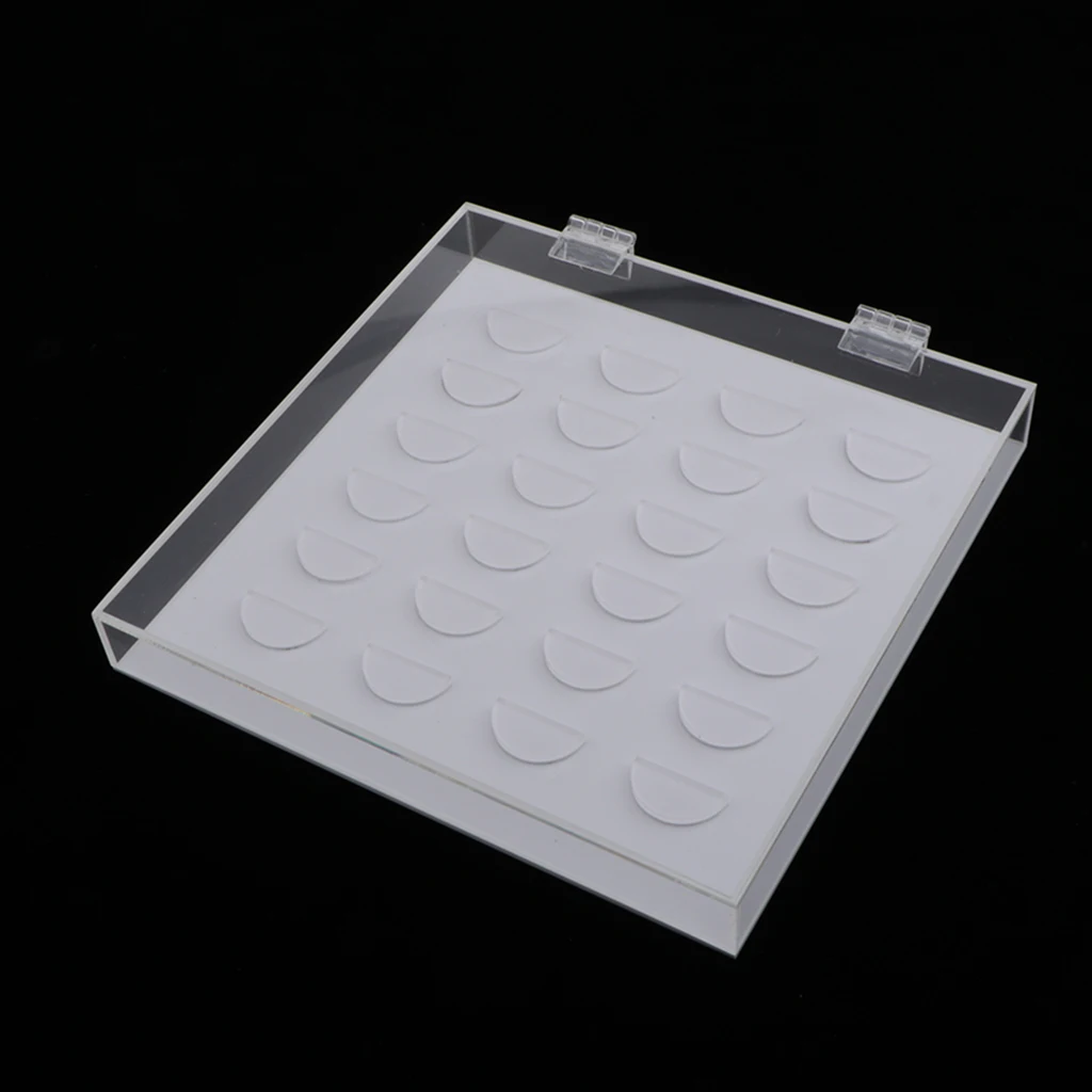 

Clear Acrylic Eyelash Storag Box Makeup Cosmetic Case Organizer Holder Mink Lashes False Eyelashes Natural Beauty Extension Tool