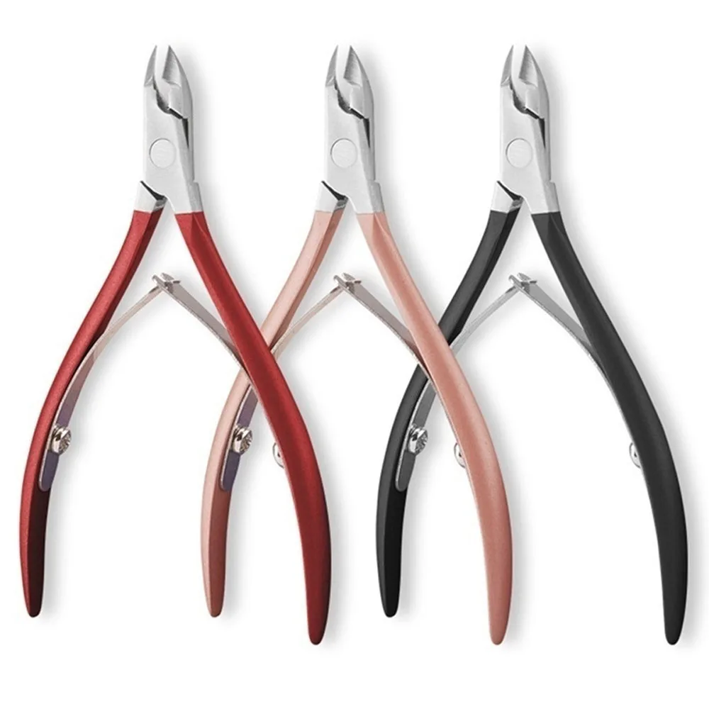 Nail Cuticle Pusher Tweezer Cutter Nipper Clippers Dead Skin Remover Manicure Art Grooming Tool Beauty Pliers | Инструменты