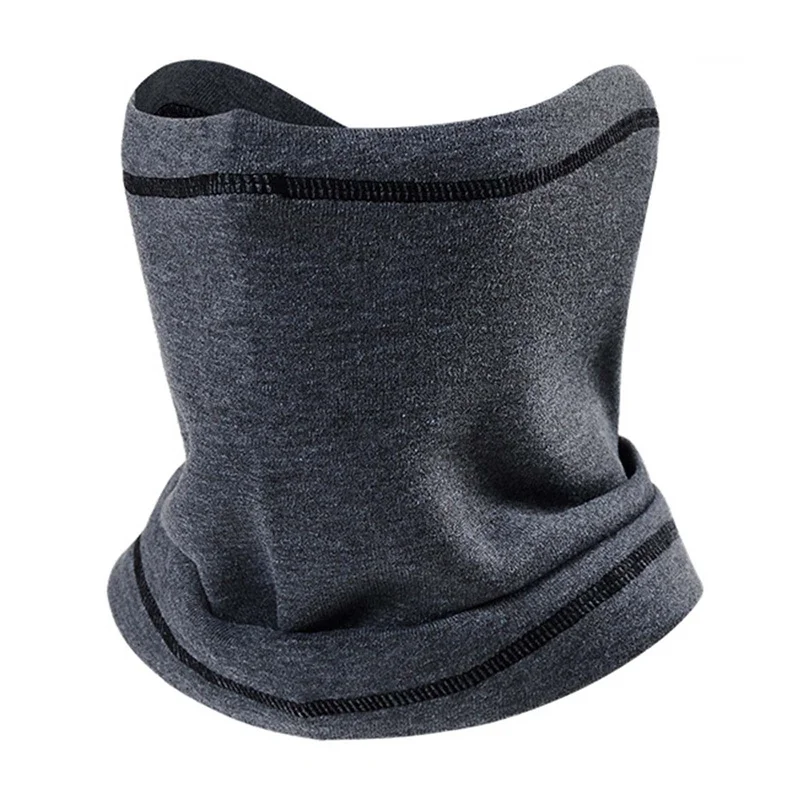 

Cold Winter Fleece Headband Neck Gaiter Tube Warmer Half Face Cover Scarf Hood Snowboard Bandana Headwear Men Women Scarves
