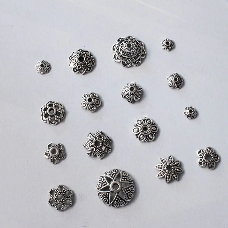 Тибетские бриллиантовые Концевики для бижутерии фурнитура рукоделия