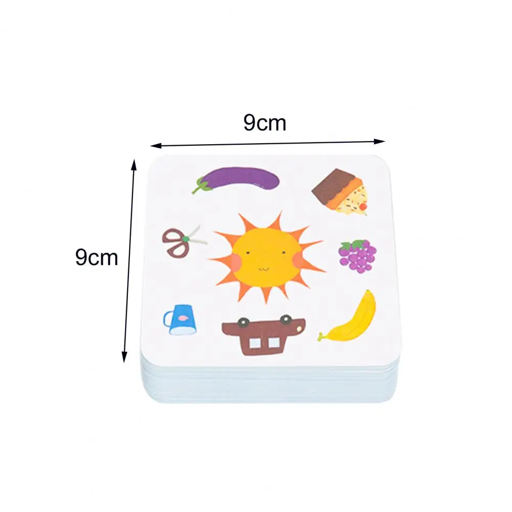 

54Pcs/Set Educational Cards Different Patterns Memory Matching Art Paper Kids Early Learning Cognition Cards for Gifts