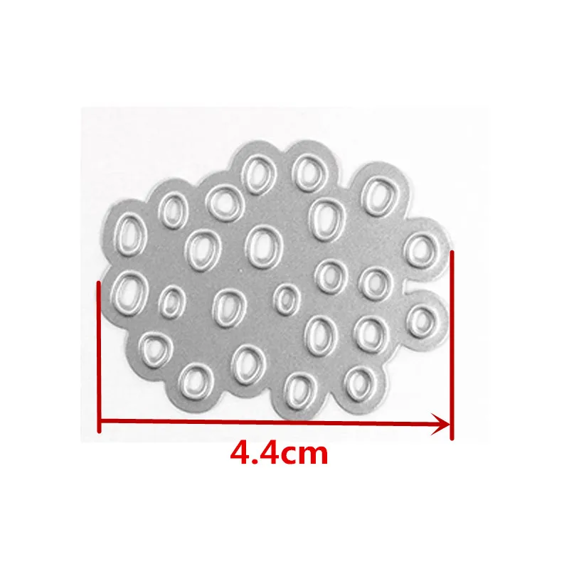 Металлические трафареты с узором в горошек для изготовления открыток новинка 2019