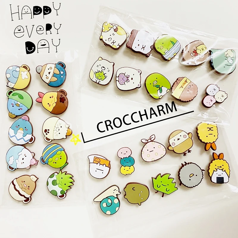 

CROCCHARM 10 шт. милые Подвески для обуви Crocs Аниме игры персонаж 3D аксессуары из ПВХ унисекс подарки на день рождения украшение для обуви Crocs