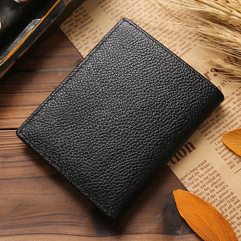 Маленький мужской кошелек из натуральной кожи кошельки воловьей мини-кошельки