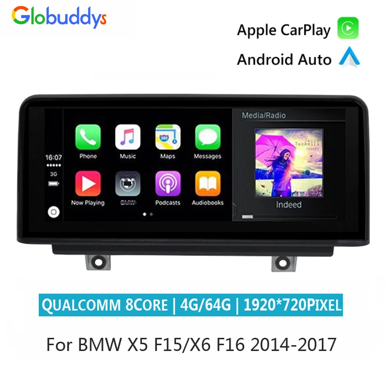 

8 ядер 1920*720 пикселей, радио для BMW X5 Android,F15 CarPlay,X6 F16,Qualcomm 8 Core, Android Auto Navi,4G LTE, Поддержка рулевого управления iDrive