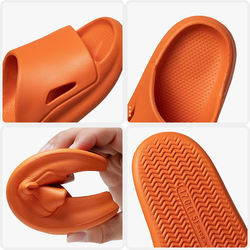 

Women Slippers Summer Couple Indoor Home Shoes Soft EVA Non-slip Flat Slides Bathroom Shoes Flip Flops Beach Sandals Slippers