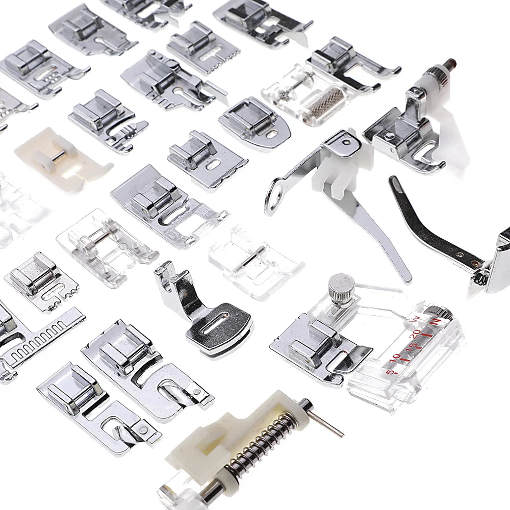 

CY-032 32pcs Domestic Home Sewing Machine Presser Foot Kit Set With Box For Singer Janom