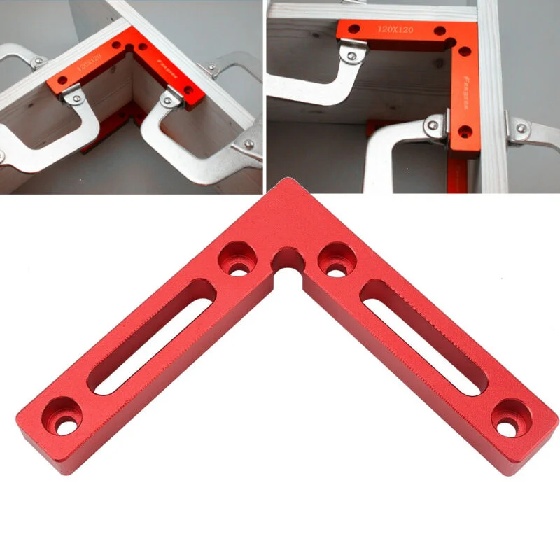 

Aluminum Alloy L Shape 90 Right Angle Corner Clamp Wood Metal Welding Fix Tool Right Angle Corner Clamp 2020 New