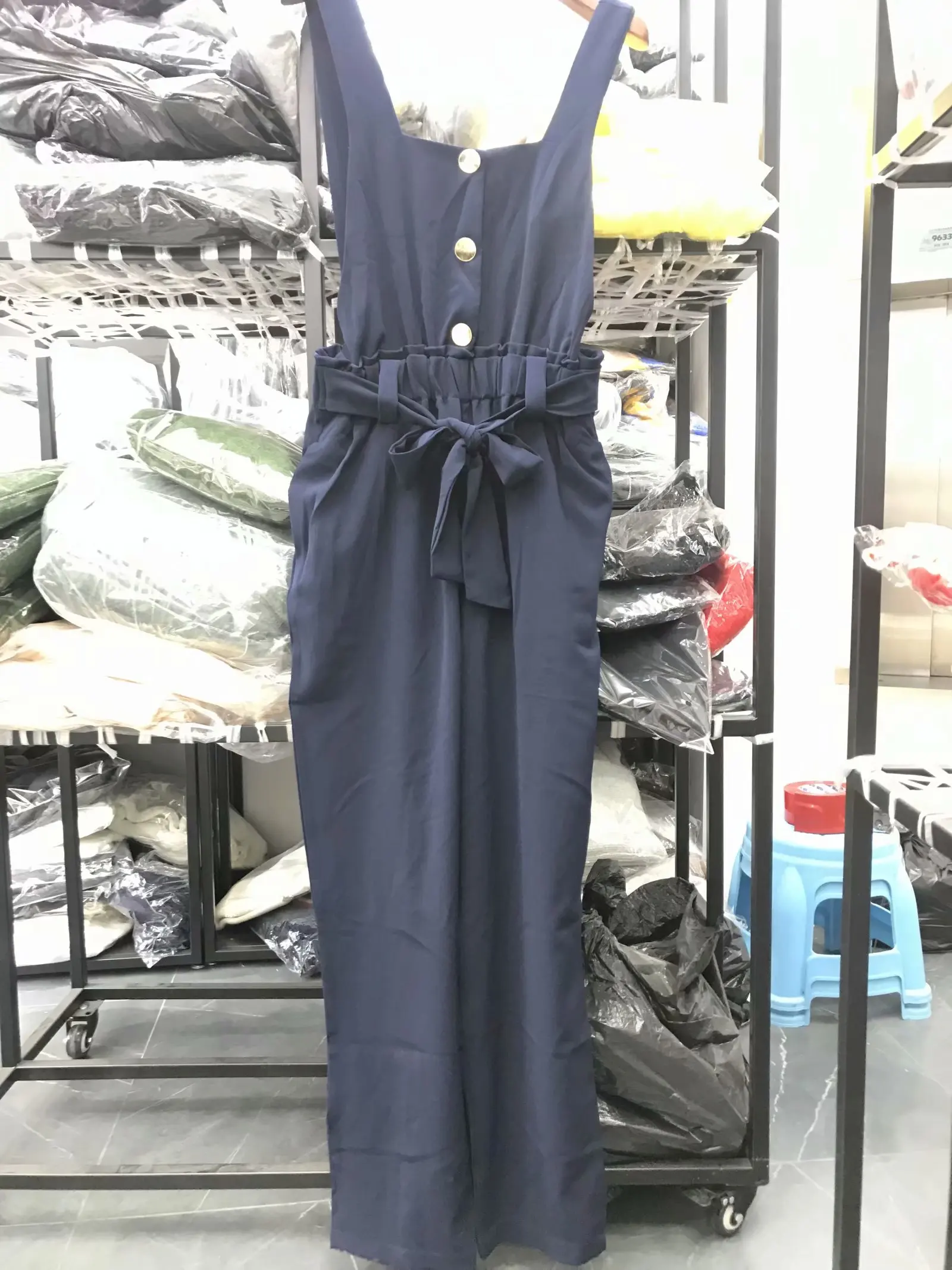 

TMODA909 Za 2021 Korean Style Jumpsuits Women Pockets Solid Lovely Retro Baggy Ankle Length Pants Popular College Lady Trouser