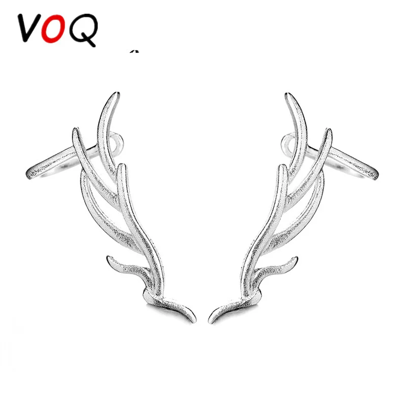 

VOQ Fashion Elf Earrings Female Sweet Non-pierced Ear Bone Clip Japanese and Korean Original Design Jewelry Gift