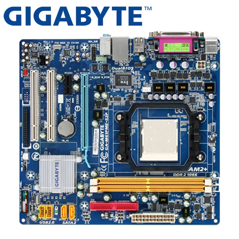 GIGABYTE GA M61PME S2P настольная материнская плата NF6100 430 розетка AM2/AM2 + для Phenom FX X4 X3 Athlon X2