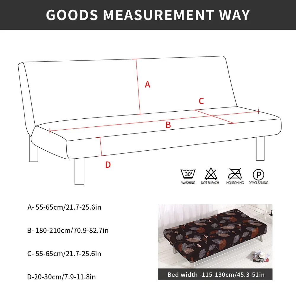 Sofa Seater Covers Solid Color Without Armrests Bed Cover Protector Living Room Slipcover All-inclusive Folding Stretch | Дом и сад