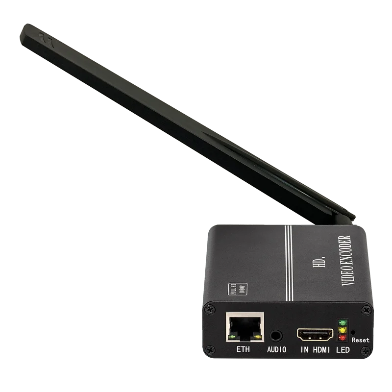 HWCODEC H8110W H.264 1080P беспроводной P2P конвертер HDMI в IP кодировщик RTMP RTSP RTMPS SRT HTTP RTP для