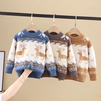 2020 autumn winter baby children clothing boys girls knitted pullover toddler sweater kids christmas wear 2 3 4 6 8 years