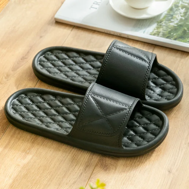 

2021 new slippers, summer thick-soled indoor flip flops, household bathing soft-soled anti-slip massage sandals and slippers
